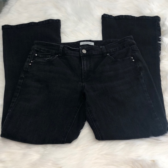 white house black market black denim jeans 8S - Picture 2 of 6